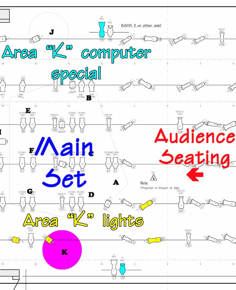 Speech and Debate - part of the lightplot