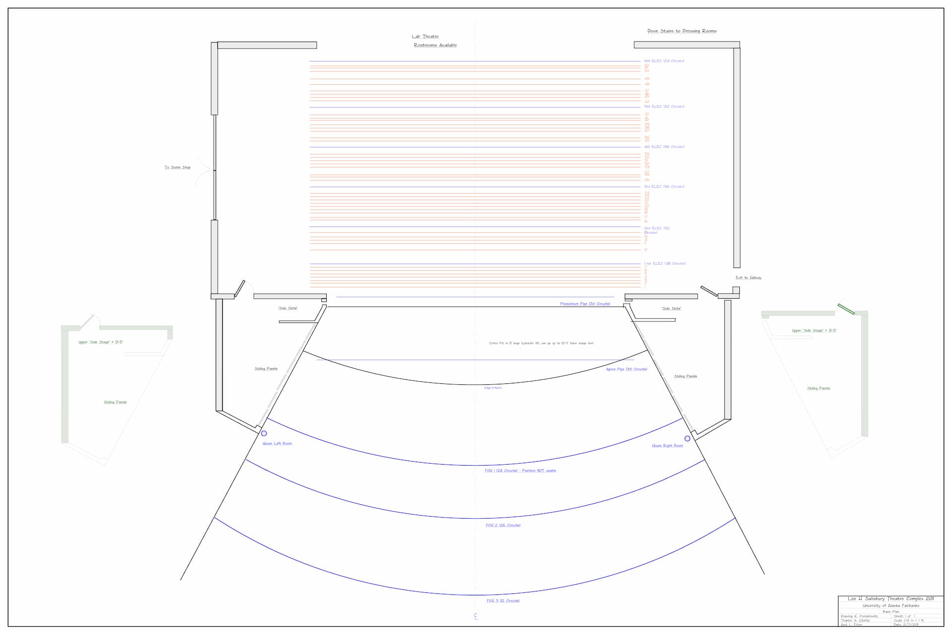 Salisbury Theatre Base Groundplan